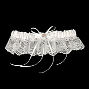 Satin With Rhinestone Wedding Garters
