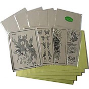 10 x tatovering pratice skinn og 10 x transfer papir