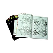 10 Tattoo-Muster Bilder Bücher gesetzt (dt-A302)