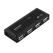 Mini USB 4 Ports Hub Black