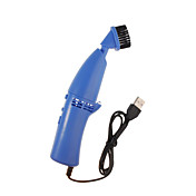 USB Mini-Turbo-Staubsauger mit Pinsel und LED-Beleuchtung