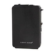 2-in-1 Cigarette Case with Butane Jet Torch Lighter (Holds 10)