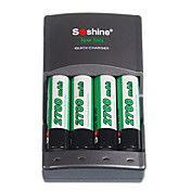 Soshine sc-u1 Ni-MH lader met 2700mAh accu kit