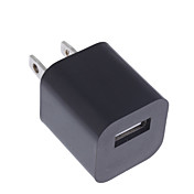 ultra-mini 1000mA alimentatore USB / caricatore-nero (100 ~ 240V AC)