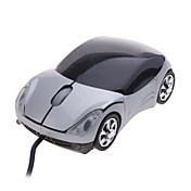 Mini-USB Auto Stil optische kabelgebundene Maus (silber)