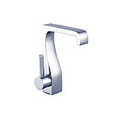 sola maniglia cromata centerset lavandino rubinetto del bagno (1018-LK-8034)