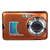 detecção de rosto 12 mp câmera digital com display LCD de 2,7 polegadas e zoom digital de 8 ×