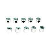 Silver Aluminum Throttle Collars 10PCS (57502S)