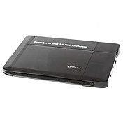 Portable 2.5" USB 3.0 SATA I/II HDD Enclosure with Leather Pouch (Black)