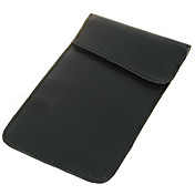teléfono celular señal blindaje / bloque bolsa de cuero suave - negro