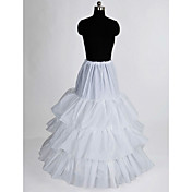 Nylon Ballkleid 3 Tier bodenlangen Slip Stil / Hochzeit Unterröcke