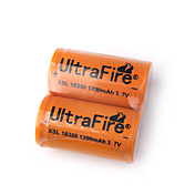 18350 3.7V 1200mAh xsl18350 Ultrafire batterij (2-pack)