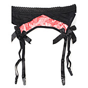 4 Straps Sexy Lace No Back Coverage Lace Suspender Belts Party Garters
