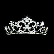 nydelig legering med tsjekkisk rhinestones brude tiara / headpiece