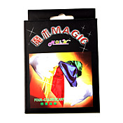 magia montar lenço de quatro cores