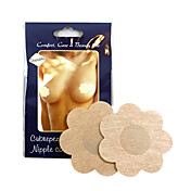 dessus des pétales jetables tétine en silicone stick-non-tissé couvre (1123-ls004)