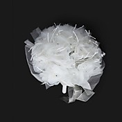 Elegant Organza With Rhinestone Round Wedding Bouquet/ Bridal Bouquet