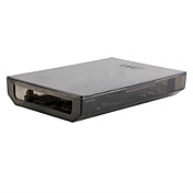 disco duro unidad de disco duro caso para Xbox 360 delgada (transparente negro)