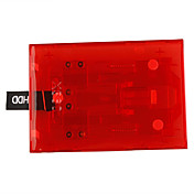 hdd caso unidad de disco duro de Xbox 360 Slim (rojo transparente)