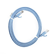 1,3 milímetros conector RJ-45 ultra plana lan cabo de 2m de rede