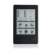 6 inch e-book reader mp4 / 5 media speler met e-ink display (800x600) ondersteuning 8gb sd-kaart