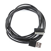 synchronisatie en oplaadkabel voor Apple iPad 2/ipad/iphone 4,3 g, 3gs/ipods - (2m, zwart)