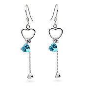 Shining 925 Sterling Silver/Rhinestone With Platinum Plating Earrings