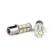 2 Pcs 5050 18 SMD White Rear Light/Turn Light (Constant light/Strobe)
