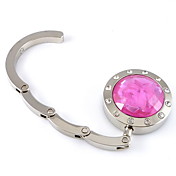 Pink Rose And Rhinestone Purse Valet Favor (Set of 4)