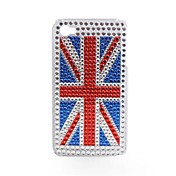 caso pvc com tampa de proteção jóia para iphone4