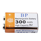bp 9v 300mAh batterie ricaricabili ad alta capacità