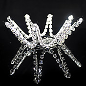 gorgeous-Legierung mit Strass Hochzeit Braut Diadem
