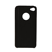 алюминиевый защитный чехол / отверстие на спине для iphone 4 - черный