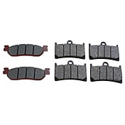 Motorcycle Front & Rear Brake Pads 3 Pairs For Yamaha YZF R1 R6 600 1000