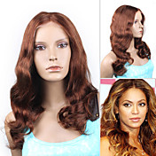 Beyonce's Fashionable Style Custom Full Lace Natural Wave 16" Indian Remy Hair - 26 Colors To Choose