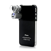 Microscopio de 60X de Aumento para el iPhone 5 e iPhone 4/4S (Con luz LED y Luz UV)