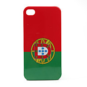 Portugal-Flagge harte Schutz zurück Fall für Apple iPhone 4 4g