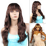stile alla moda beyonce è consuetudine pieno pizzo naturale onda 16 "capelli indiani remy con botto - 26 colori tra cui scegliere