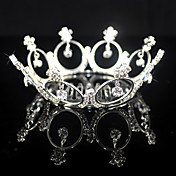 smuk legering med rhinestones bryllup Tiara / medaljon
