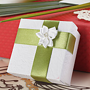 White Favor Box With White Lotus (Set of 12)