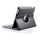 Custodia in pelle PU ruotabile di 360°con supporto per iPad 2