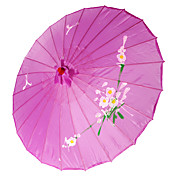 paarse zijde parasol