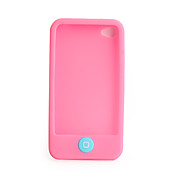 Custodia in silicone per iPhone 4 - Rosa