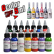 20 bouteilles d'encre de tatouage / 14 * 30ml et 6 * 5ml