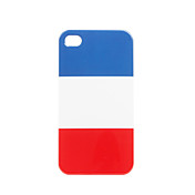 Frankreich Flagge harte Schutz zurück Fall für Apple iPhone 4