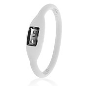 ION Modische Unisex Sport- Uhr mit Silikon Band- Weiß