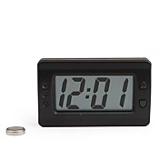 LCD digital de coche salpicadero Reloj de escritorio - negro