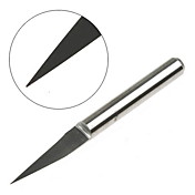 carbide gravure bits - 15 graden 0,2 mm diameter (5-pack)