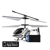 3 canali i-elicottero 777-170 con giroscopio controllato da iPhone / iPad / iPod iTouch (argento)