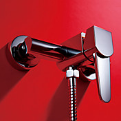 Morden Wall Mount Solid Brass Shower Faucet (Chrome Finish)